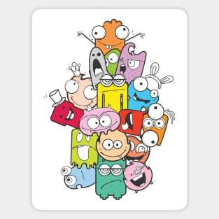 cute monsters Magnet